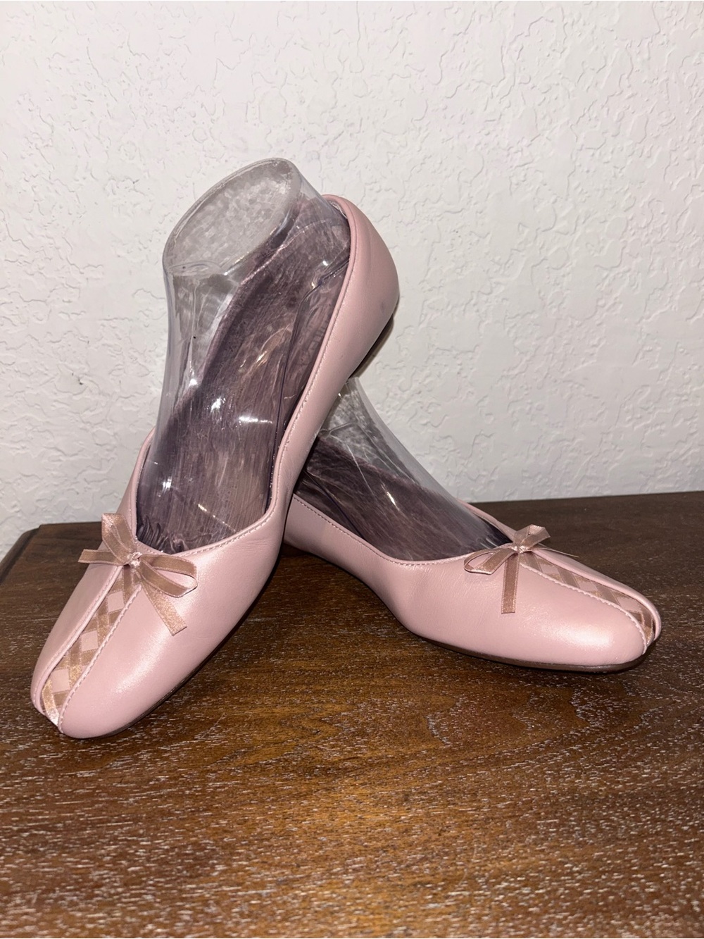 White Mountain Slip on Ballet Ribbon Lace Up Detail Flat Shoes - Picture 11 of 11